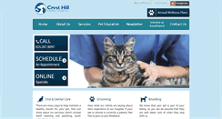 Desktop Screenshot of cresthillanimalhospital.com